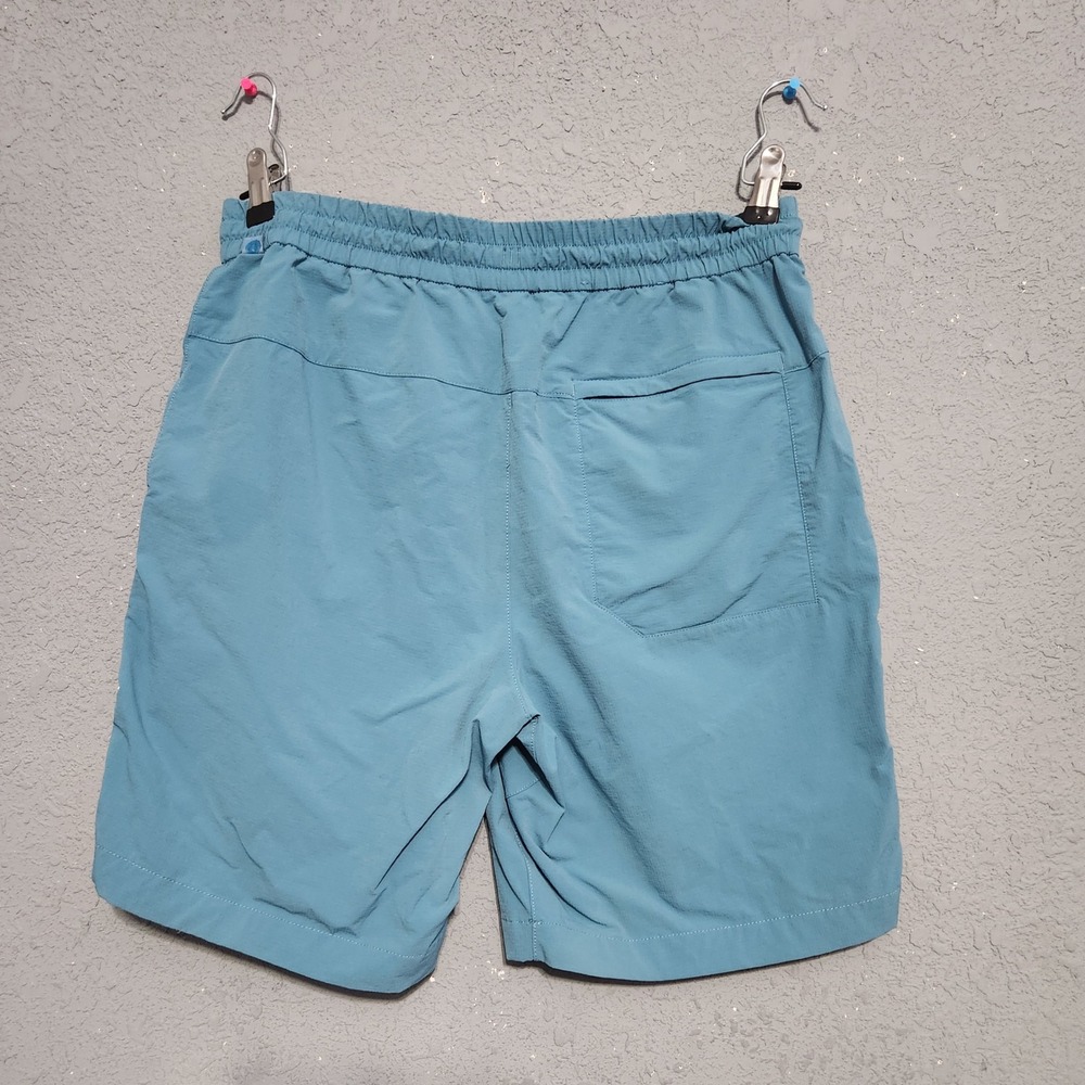 Lululemon BOWLINE Shorts 5" Men's Medium Teal Lightweight Stretch Athleisure - Picture 2 of 7